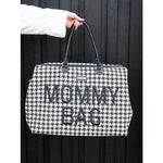 Mommy Bag Pied De Poule - Noir - Sac à langer