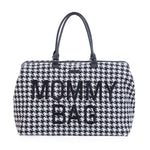 Mommy Bag Pied De Poule - Noir - Sac à langer