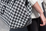 Mommy Bag Pied De Poule - Noir - Sac à langer