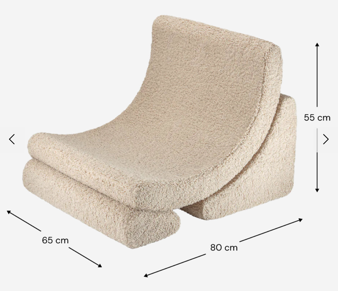 Moon Chair – Biscuit