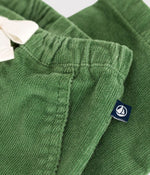 Pantalon en velours bébé- vert palmeraie (divers tailles)