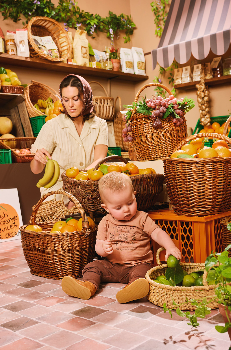 Pantalon Samuele - Crazy Coconut (taille 50-74) - Pantalon