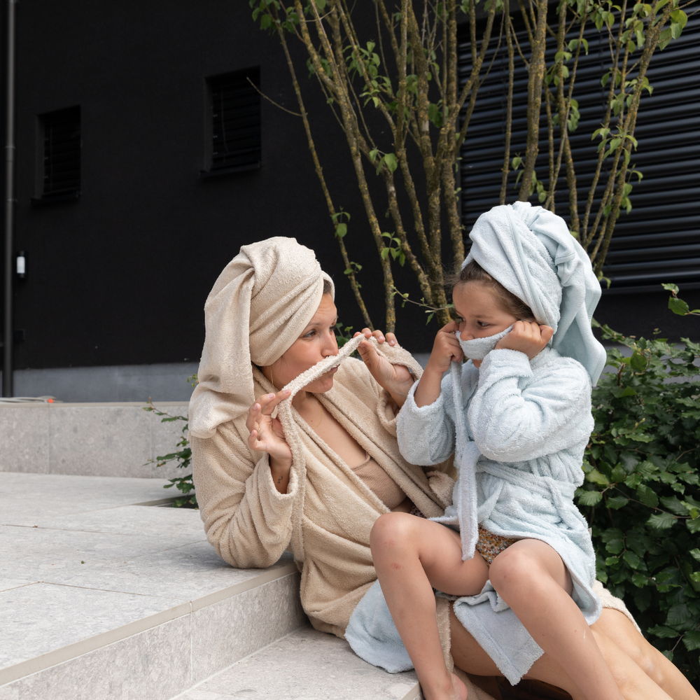 Peignoir enfants 2-4 ans (divers coloris) - Peignoir