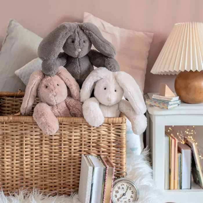Peluche Lapin rose 32 cm