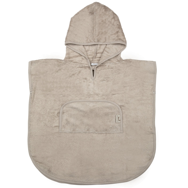 Poncho col V 4-6 ans (divers coloris) - feather grey -