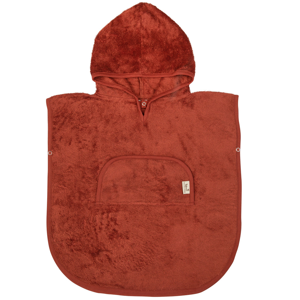 Poncho col V 4-6 ans (divers coloris) - Rosewood - Poncho