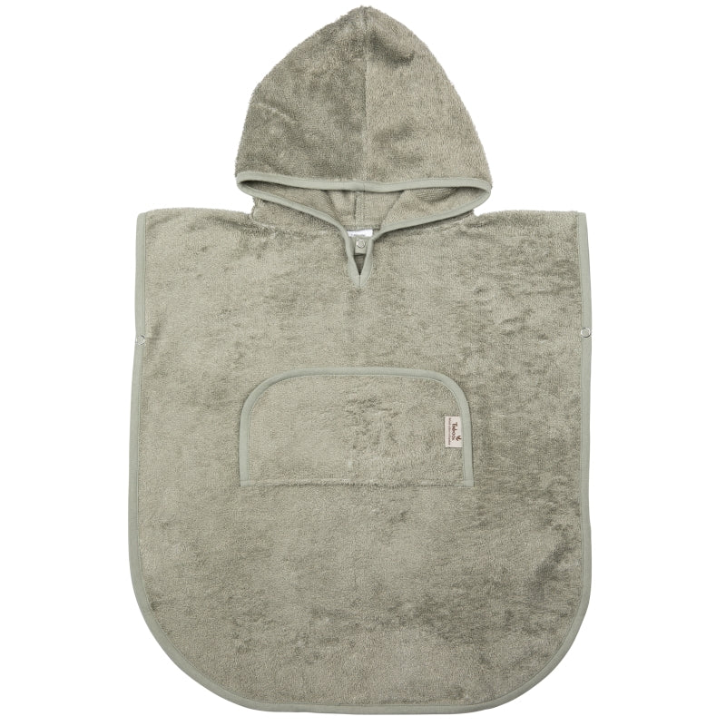 Poncho col V 4-6 ans (divers coloris) - whisper green -