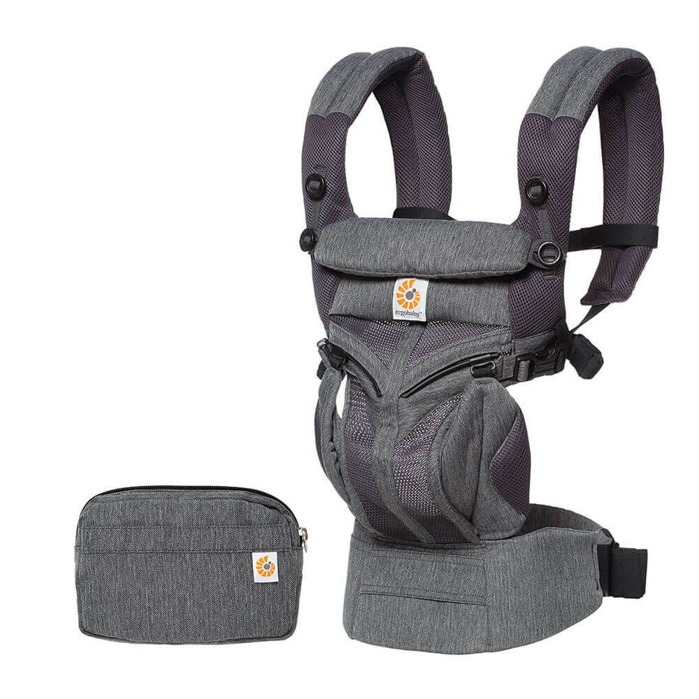 Porte-bébé Omni 360 Cool Air Mesh - Gris chiné - Voyage bébé