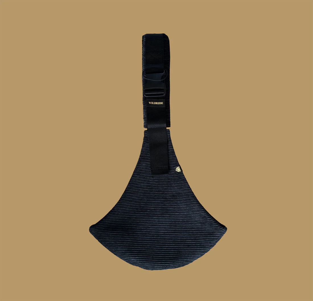 Porte enfant de 9 mois - 4 ans WILDRIDE Corduroy black -