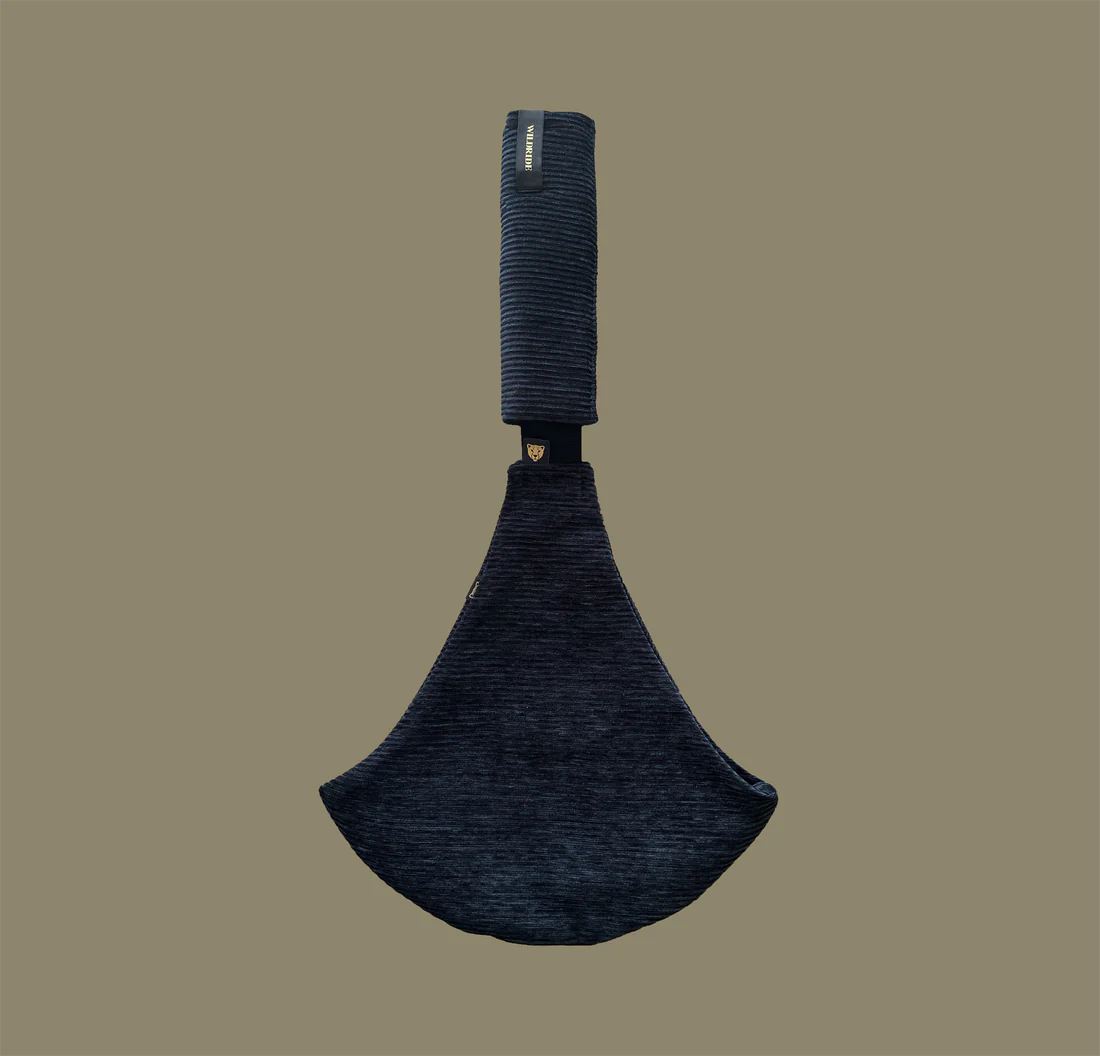 Porte enfant de 9 mois - 4 ans WILDRIDE Corduroy black -