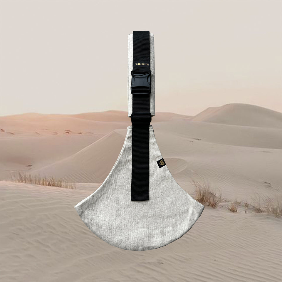 Porte enfant de 9 mois - 4 ans WILDRIDE Sand Linen Carrier