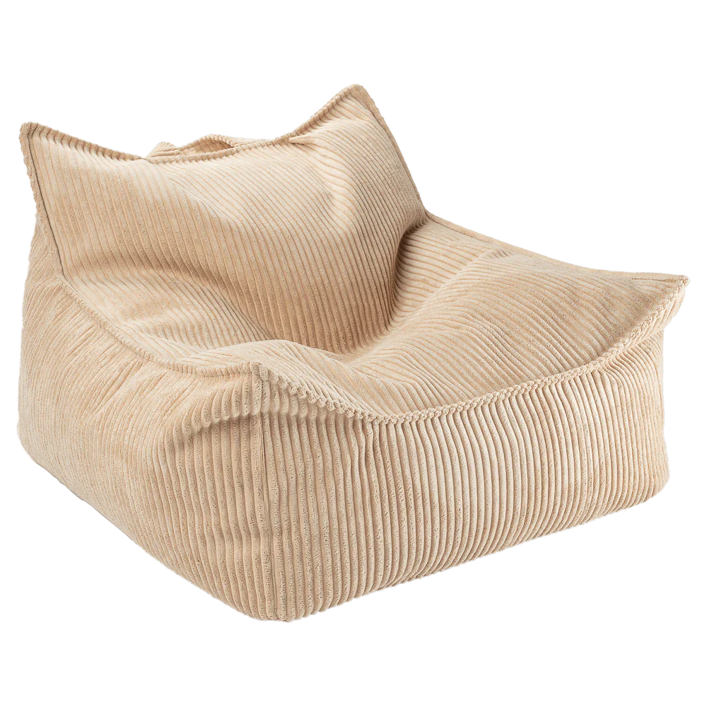 Pouf Chaise en Sucre Brun - Accessoires