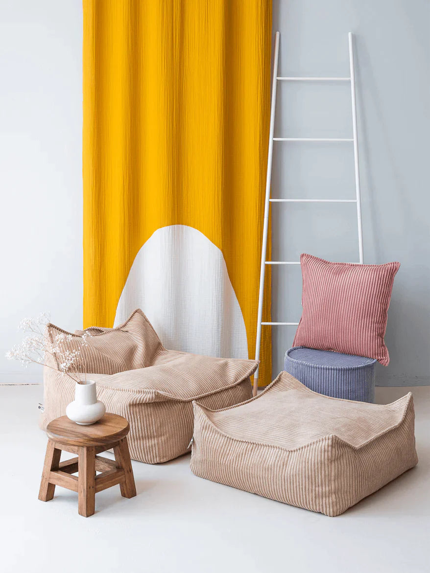 Pouf Chaise en Sucre Brun - Accessoires