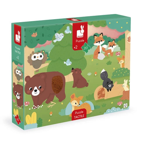 Puzzle Tactile 'La Forêt' 20 pièces