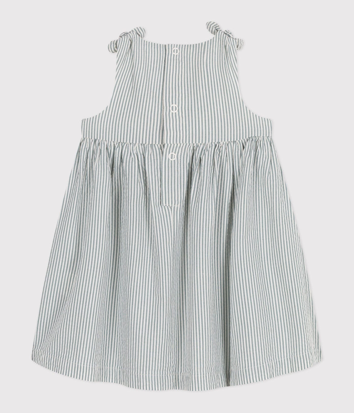 Robe bébé en coton sans manches rayée (tailles 6m - 36m)