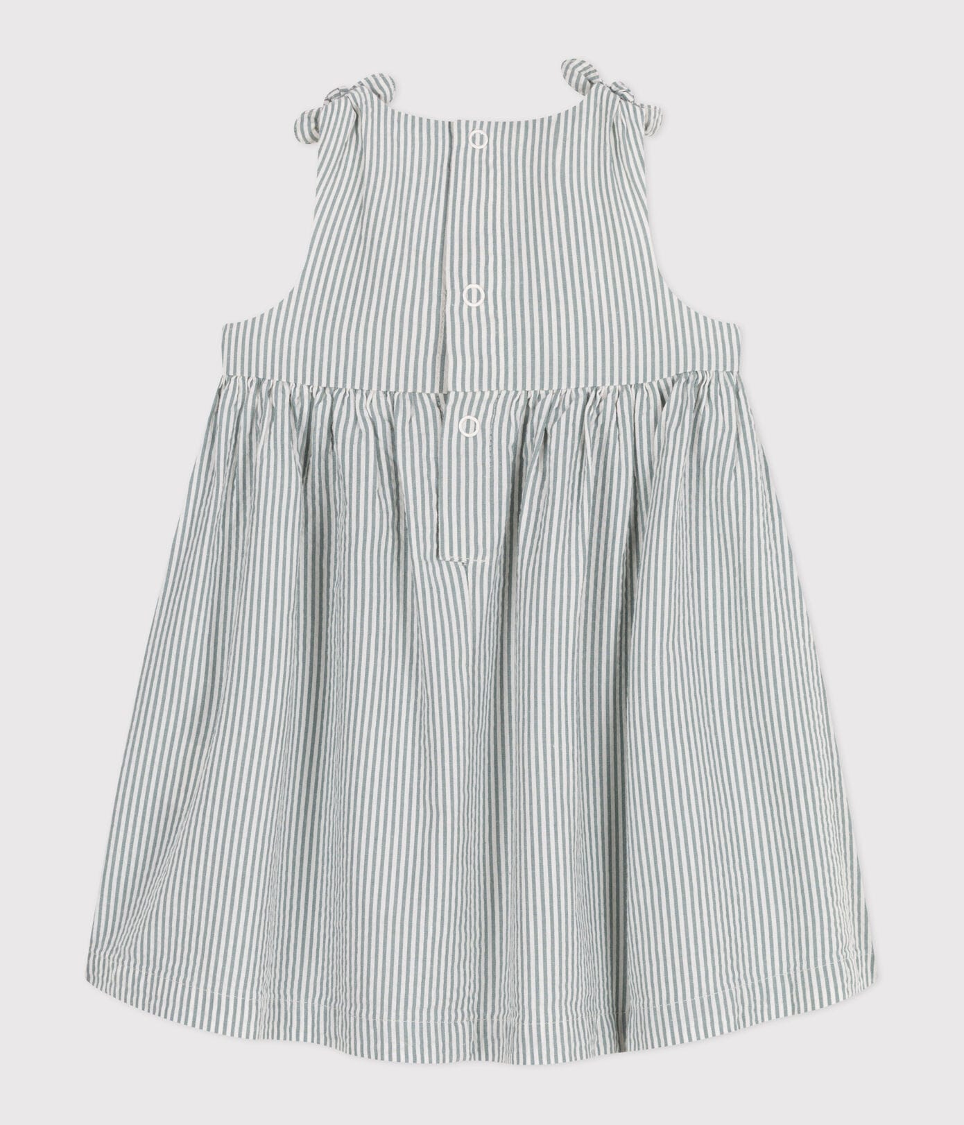 Robe bébé en coton sans manches rayée (tailles 6m - 36m)
