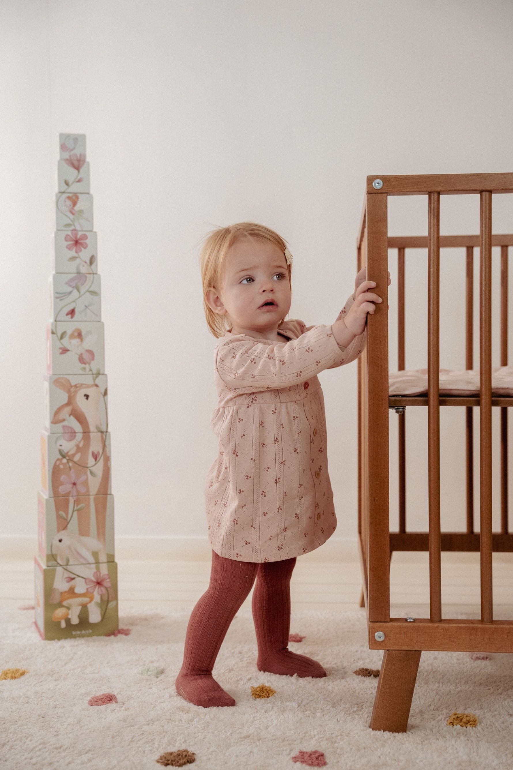 Robe manches longues - Fairy Flowers (tailles 50-74) - Robe