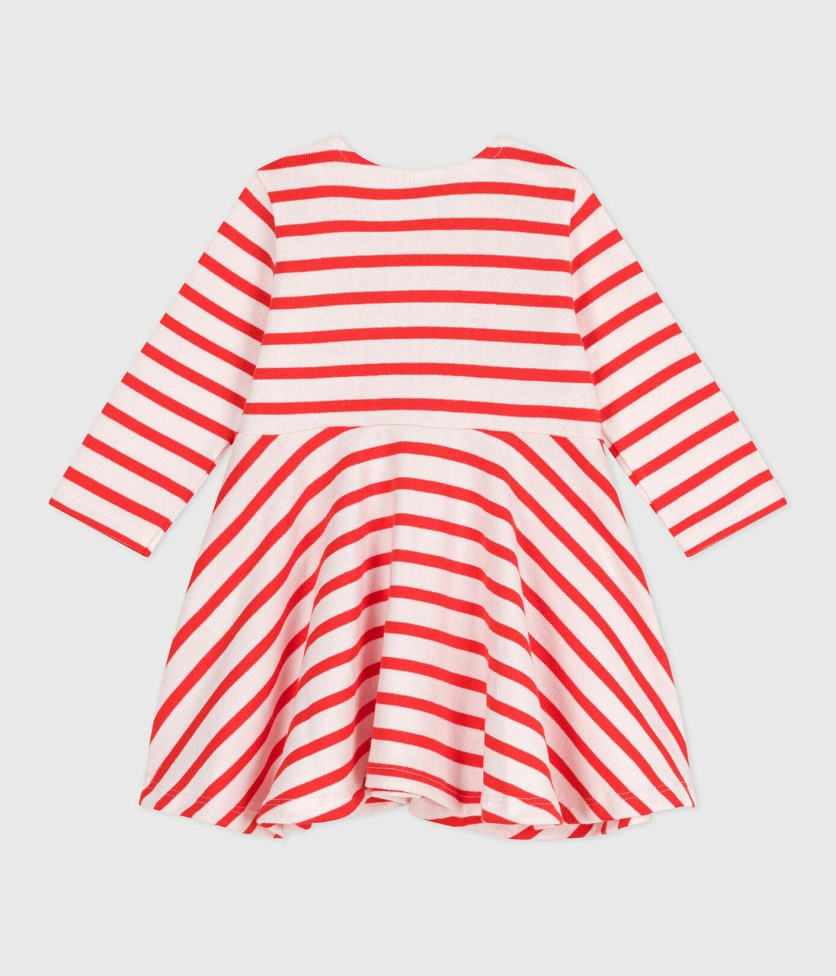 Robe marinière bébé en coton épais manches longues (divers