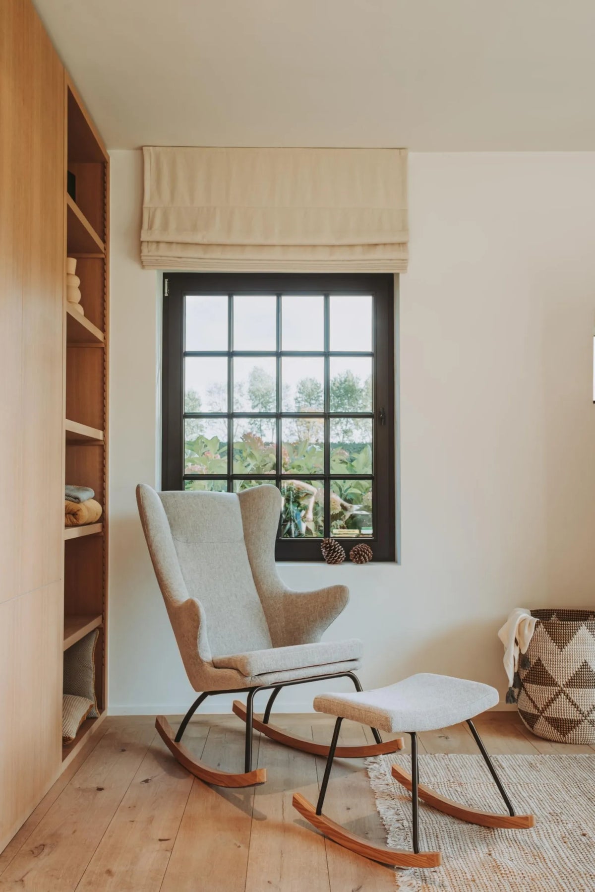 Rocking de Luxe Fußstütze Sandy Grey – Park