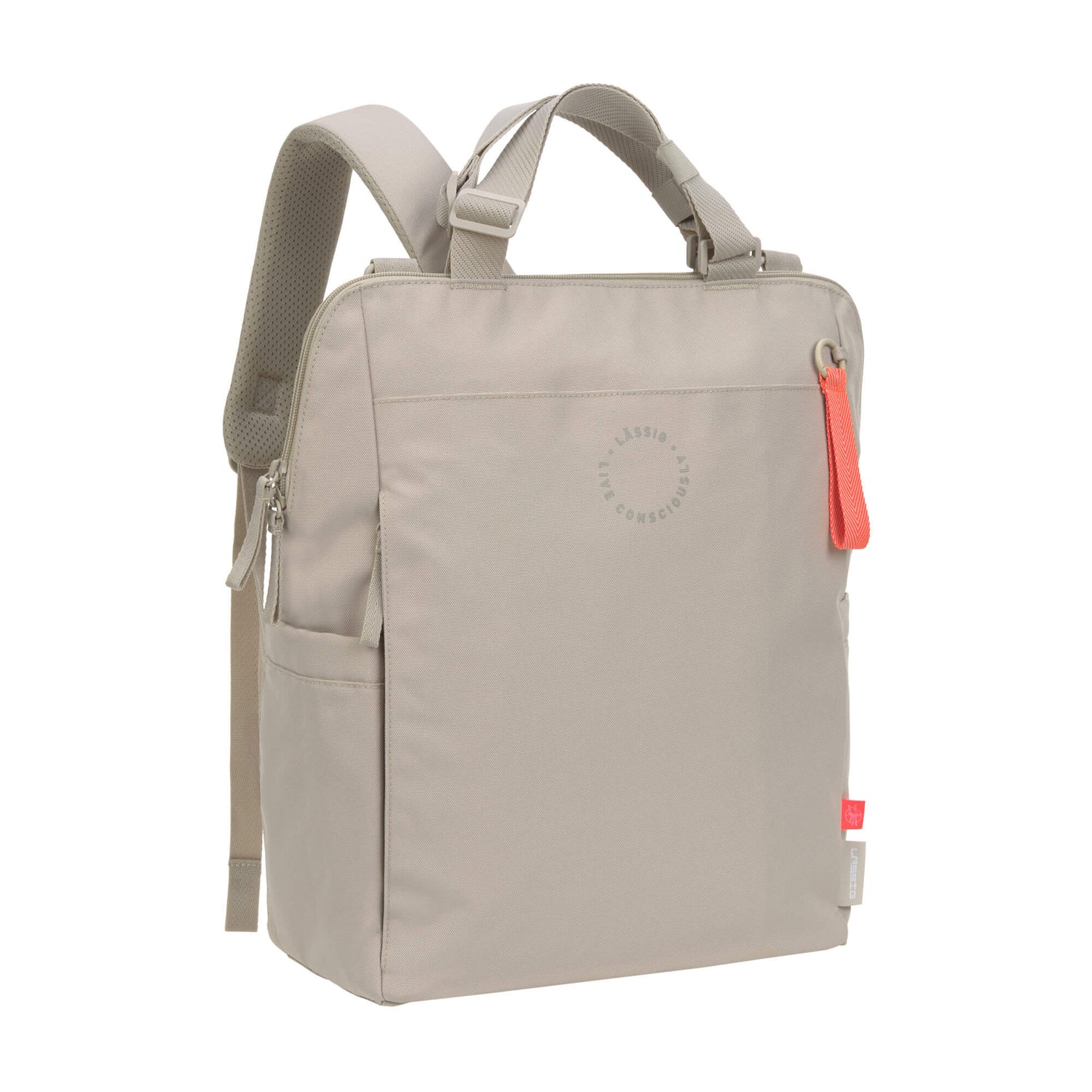 Sac à dos à langer - Conversion beige
