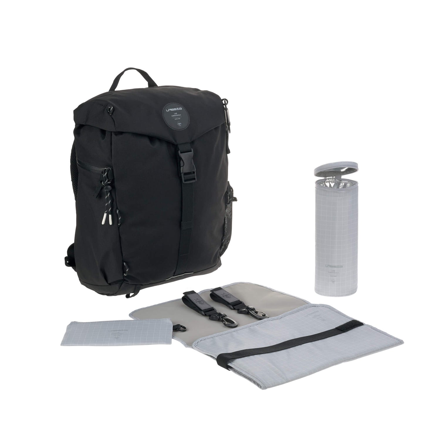 Sac à dos à langer Outdoor Noir - Sac à langer