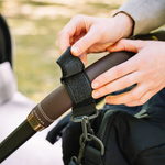 Sac à langer matelassé - noir liste 