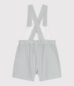 Salopette bébé en coton jambes courtes