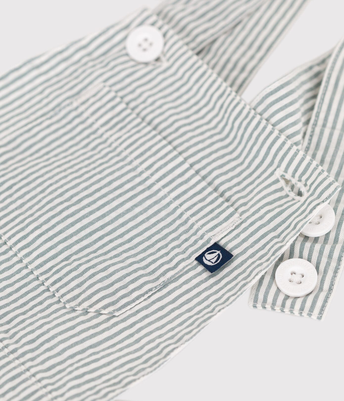 Salopette bébé en coton jambes courtes