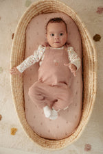 Stricklatzhose – Fairy Pink (Größen 50–74)