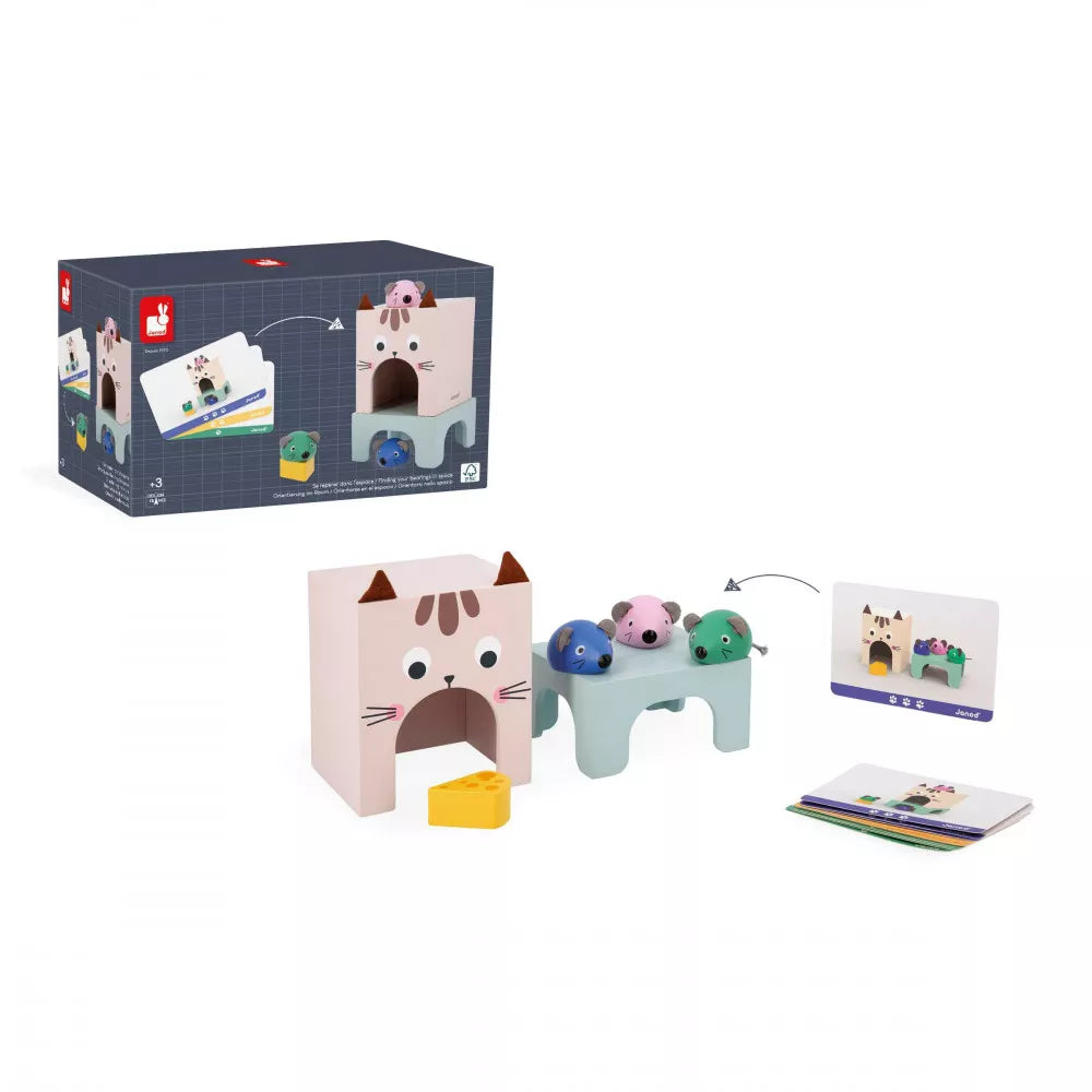 Se Repérer dans l’Espace - Chat et Souris - Toys