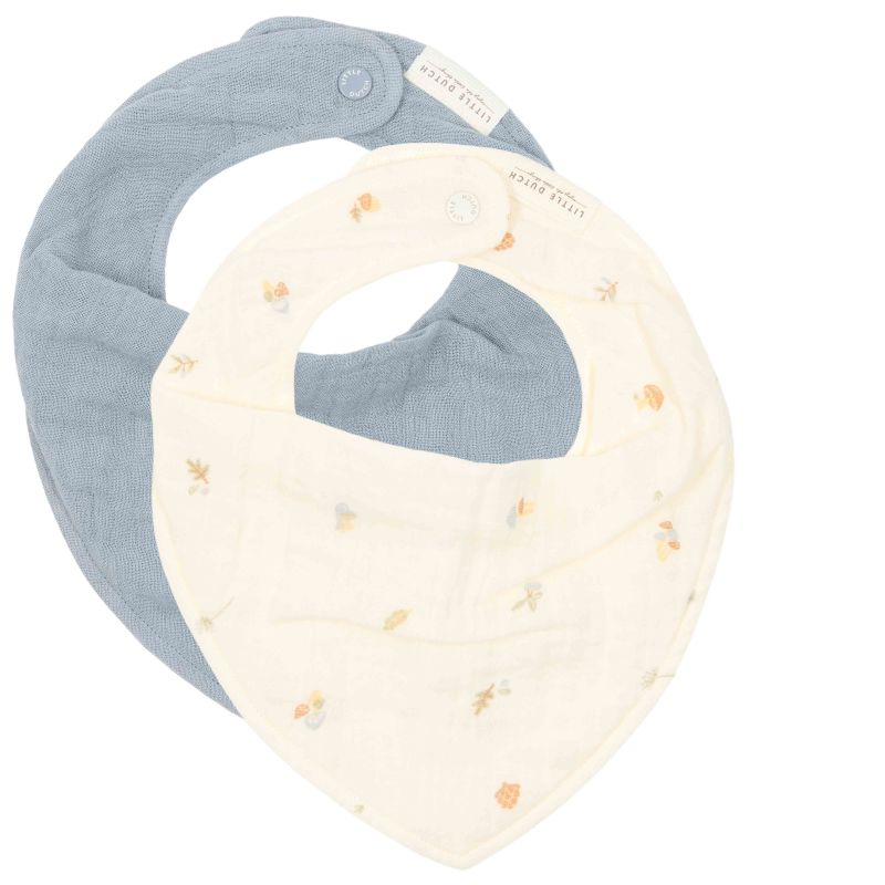 2er-Set Musselin-Bandanas – Forest Treasures & Denim