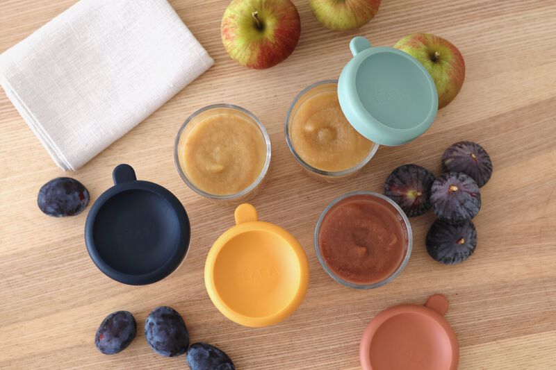 Set de 6 petits pots en verre Béaba 250 ml - Alimentation