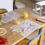 Silikon-Malset + 5 Filzstifte – Aktivitätsspielzeug