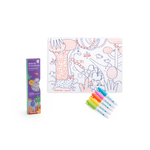 Silikon-Malset + 5 Filzstifte – Aktivitätsspielzeug