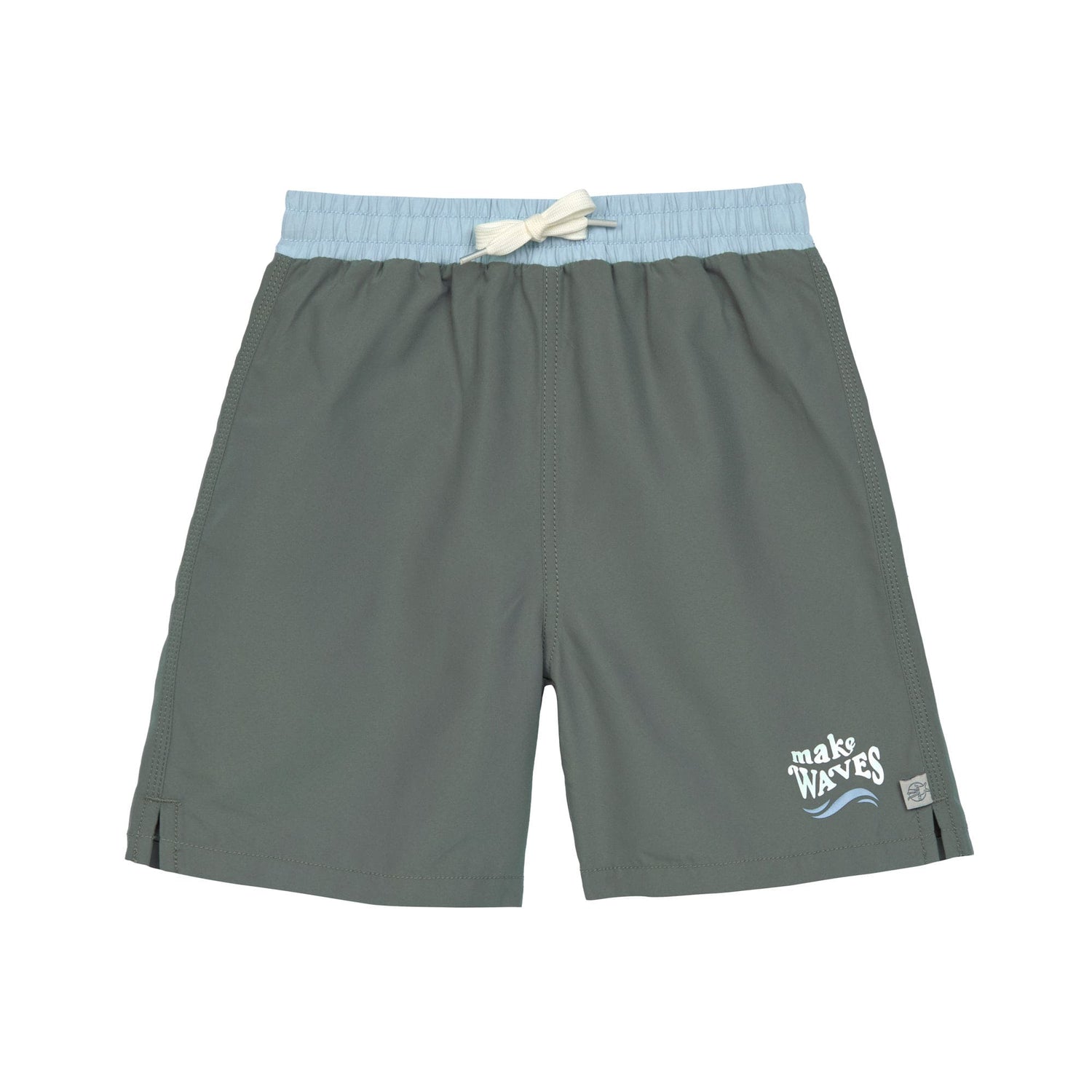 Short de bain anti-UV enfants olive foncé (tailles 104-116)