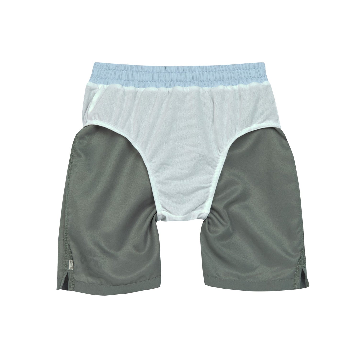 Short de bain anti-UV enfants olive foncé (tailles 104-116)