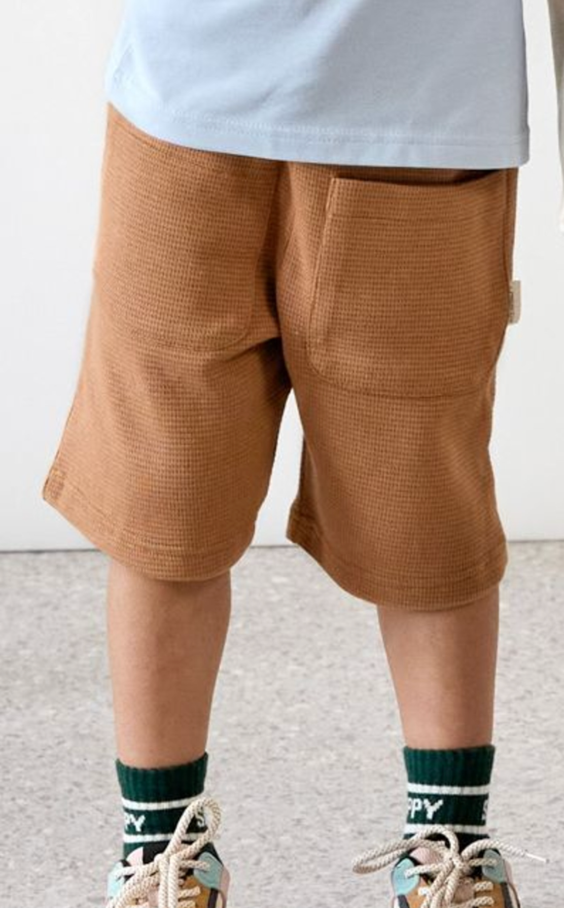 Short gaufré - caramel (diver tailles 74-116) - short