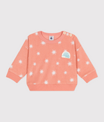 Sweat en coton éponge - imprimé soleils (divers tailles)