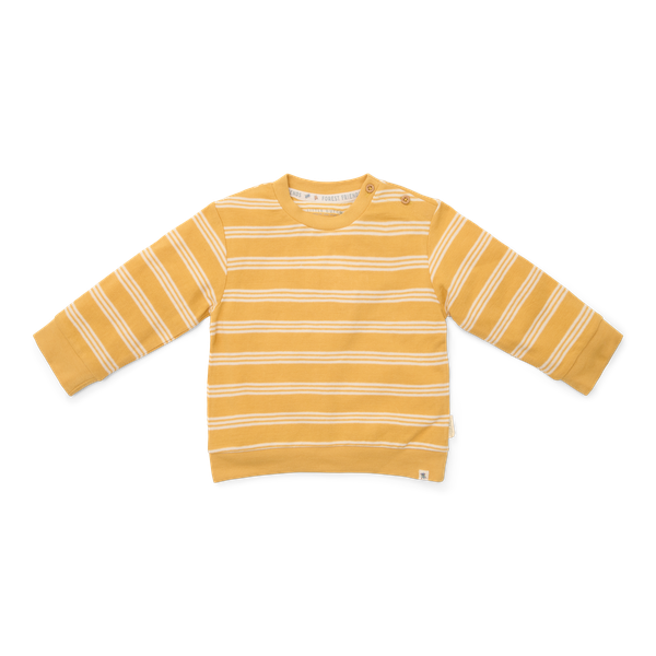 Sweatshirt Yellow Stripe (Größen 74-104) – Little Dutch