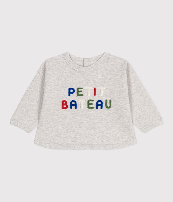 Sweatshirt bébé - beluga chin (tailles 18m - 36m) - Sweater