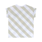 T-Shirt female Happy - Milky/light khaki (verschiedene Größen)