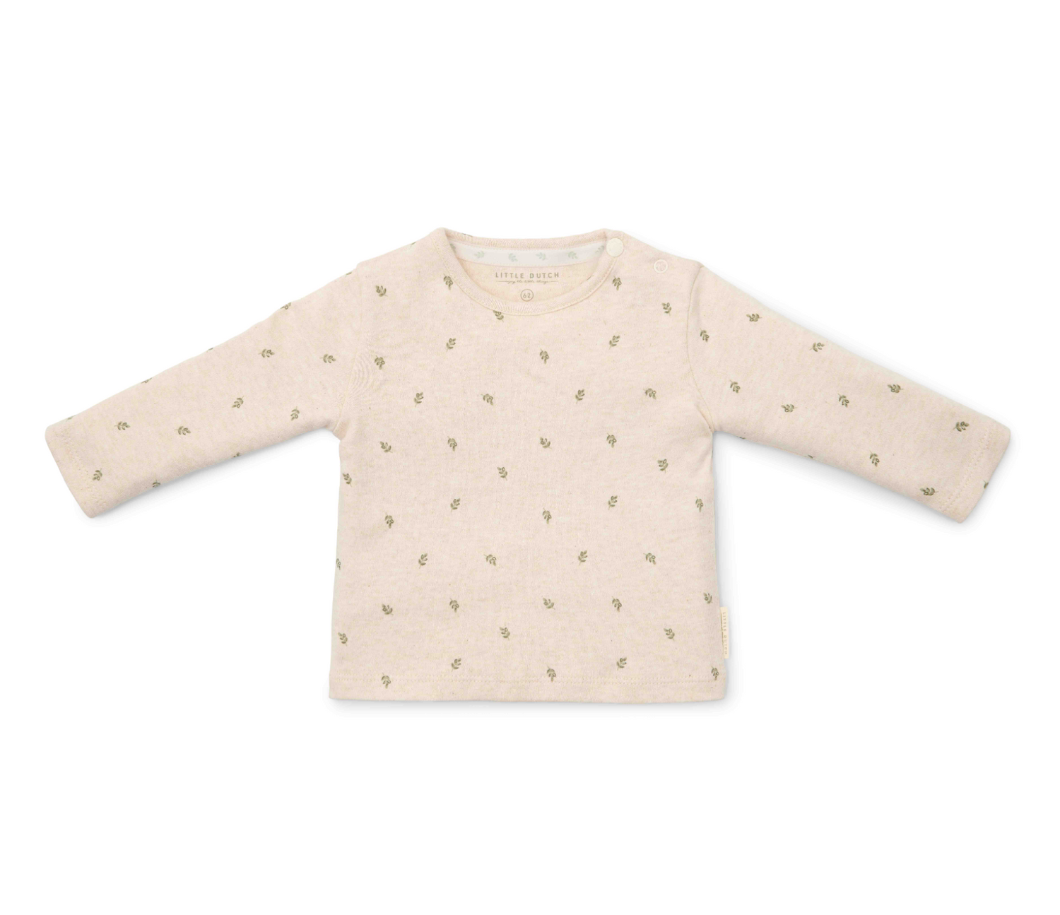 Langarm-T-Shirt Green Leaves (Größen 44-74)