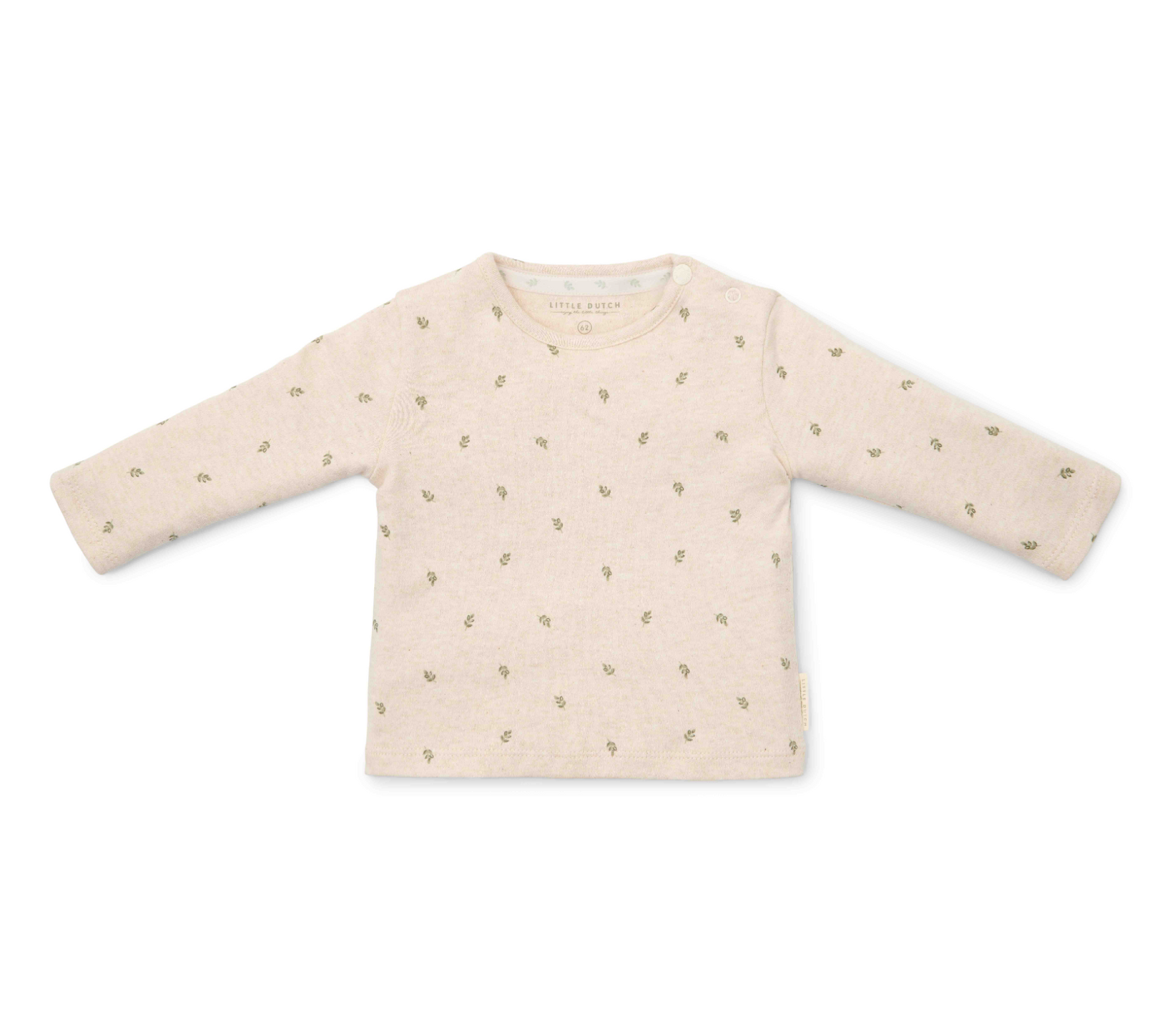 Langarm-T-Shirt Green Leaves (Größen 44-74)