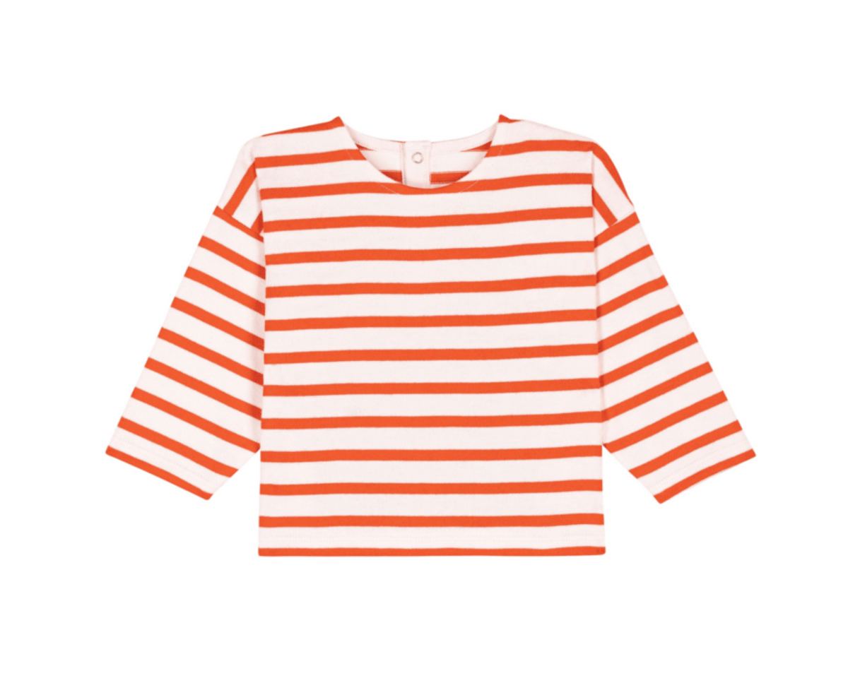 T-shirt manches longues Mariniere - FLEUR/SPICY