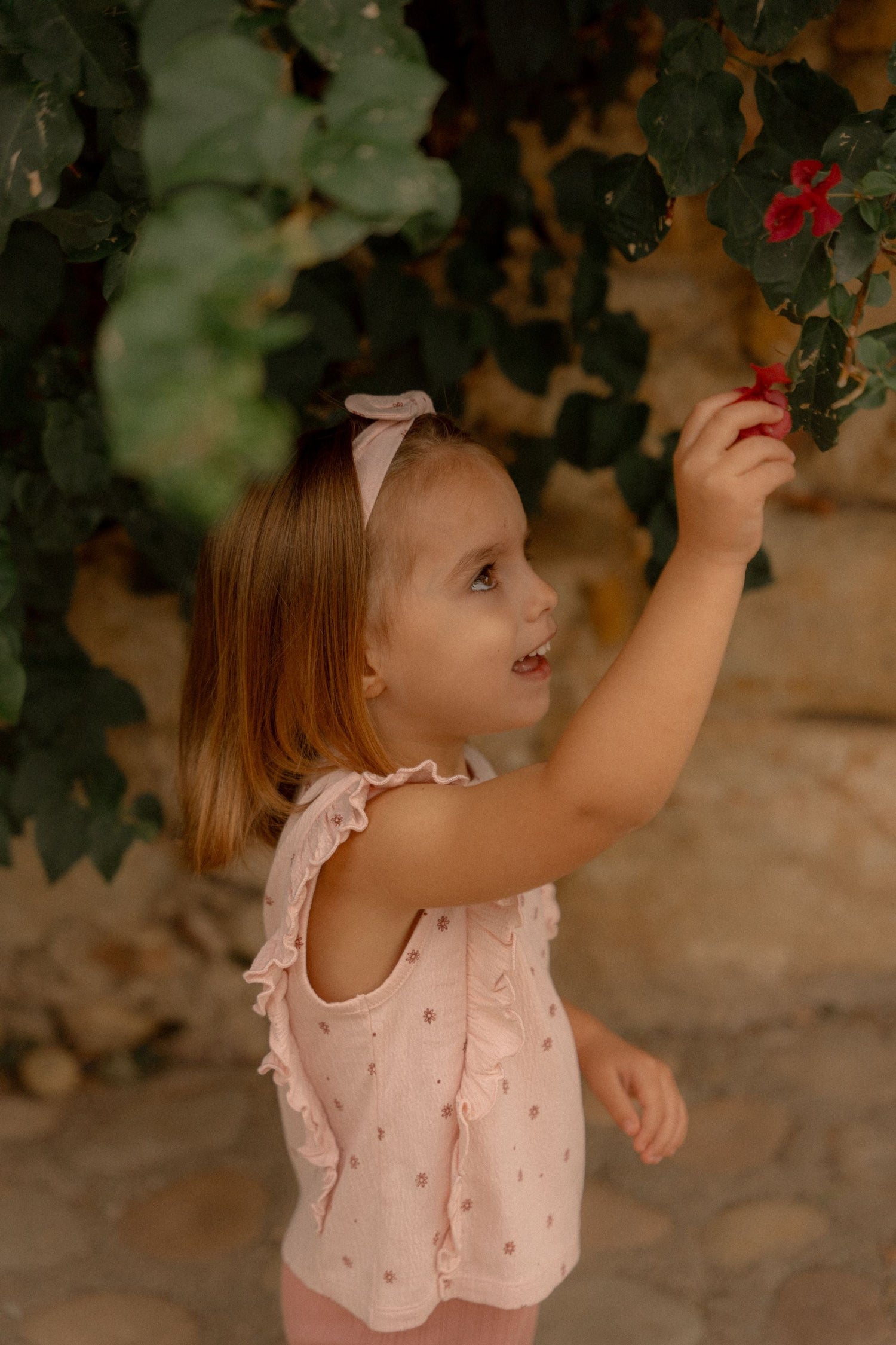 T-shirt sans manches Lotus (tailles 74-104) - T-shirt