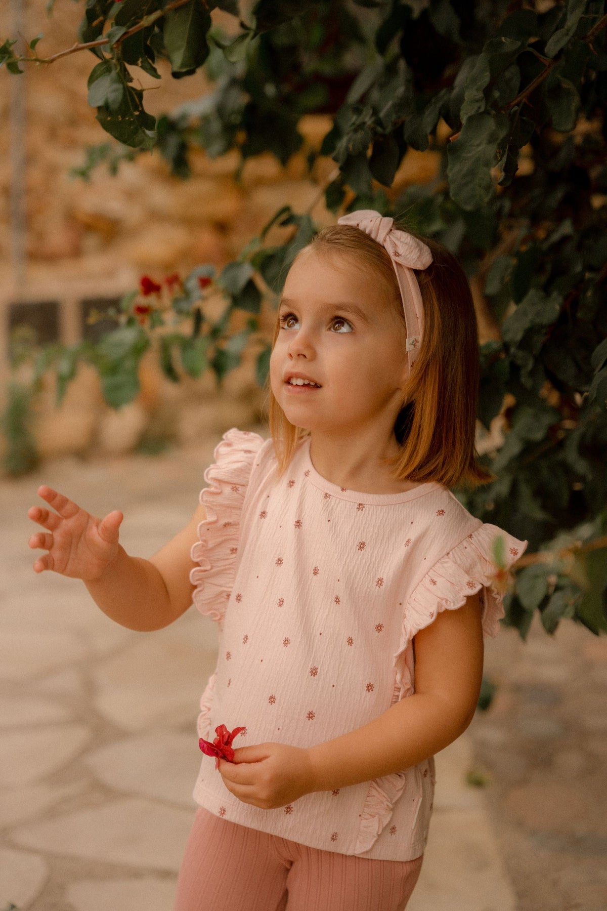 T-shirt sans manches Lotus (tailles 74-104) - T-shirt