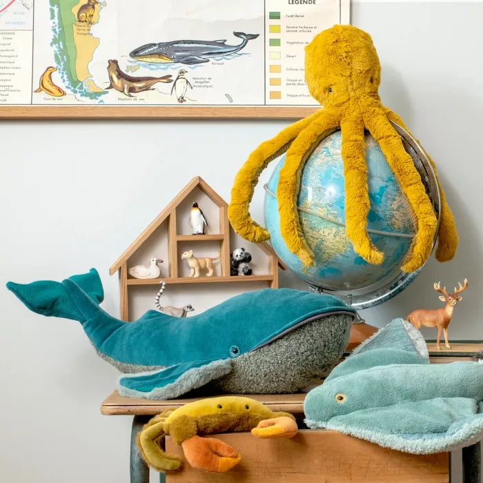 Peluche Grande baleine à bosse - Tout autour du monde