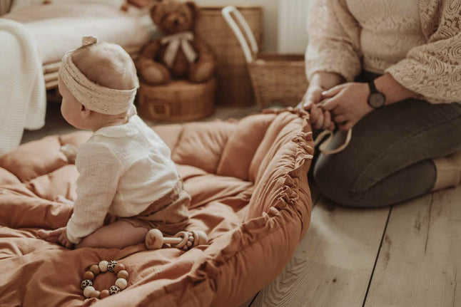 Spielmatte Bloom (verschiedene Farben  – Spielzeugaufbewahrung