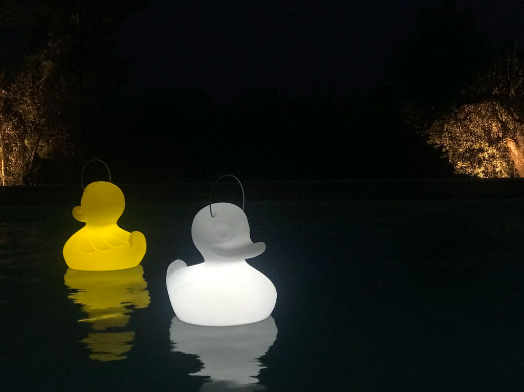 The Duck Lamp blanc (divers tailles) - Décoration
