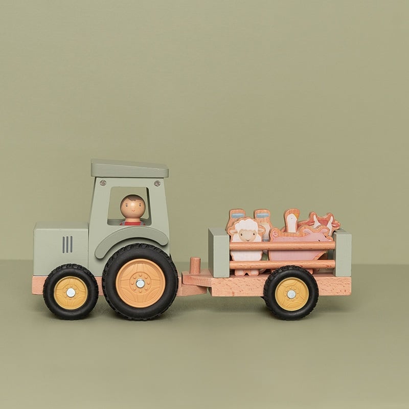 Tracteur avec remorque Little Farm - Toys